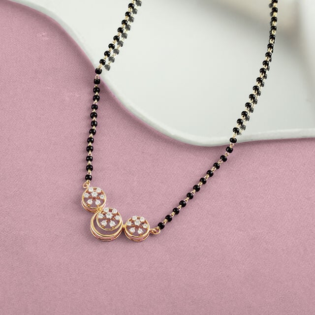 Floral Cluster Short Mangalsutra